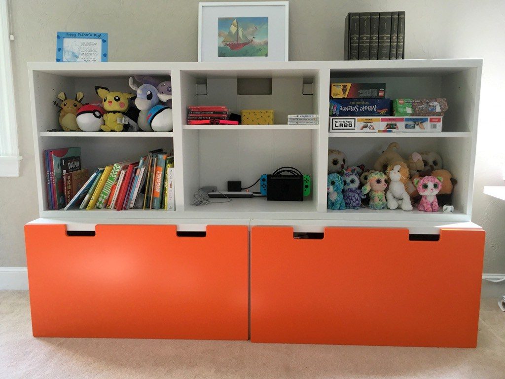 Armoire de rangement de jouets pour enfants, armoire à jouets pour