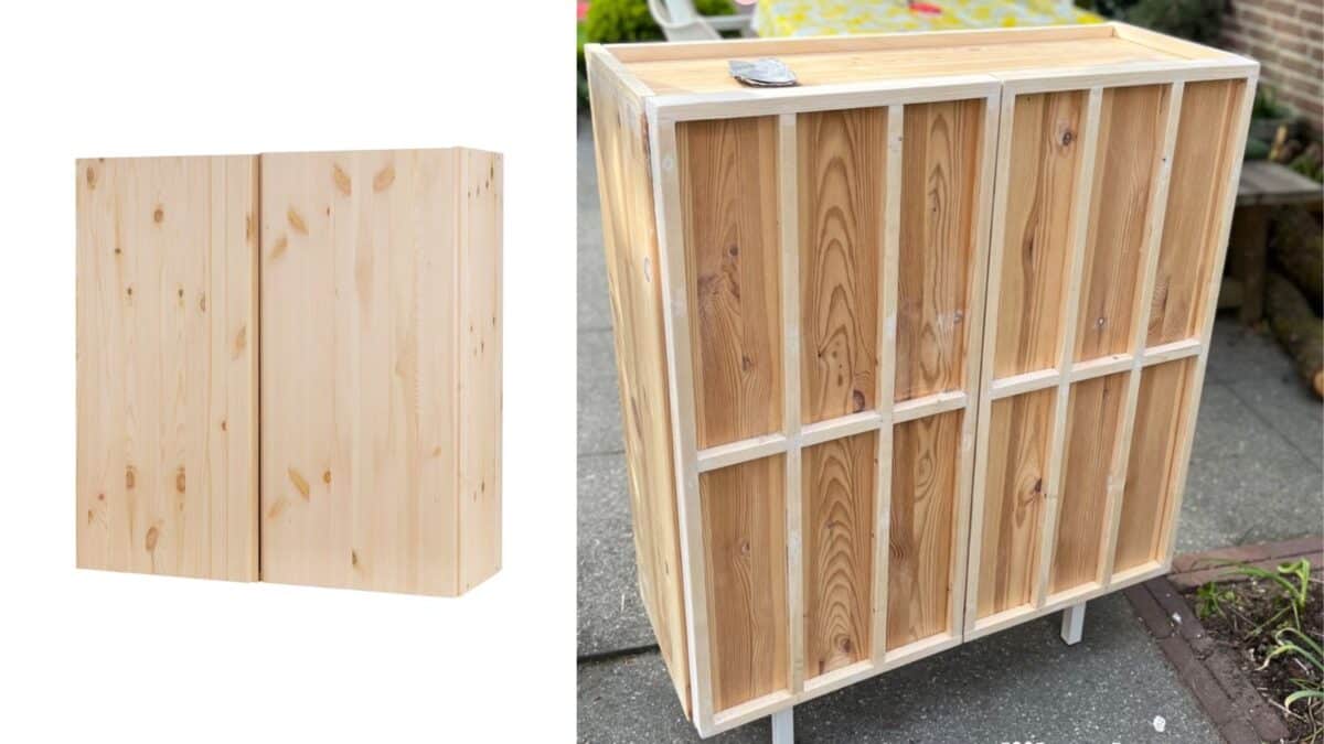 cabinet door style - kitkat tile grid